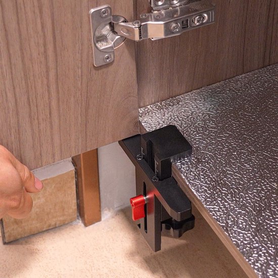 installatie positioneerder Kastdeur montage mal ondersteuning klem Kast mal hulp installatie gereedschap voor installatie, ponsen en positionering gereedschappen — afbeelding 2