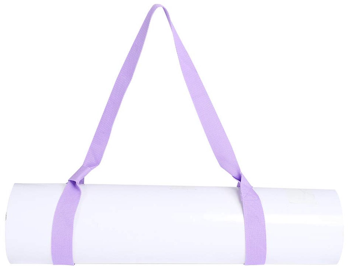 Yogamatriem Draagbare Draagriem - Verstelbare Yogamat Sling Strap - Lichtpaars - SnelShoppen