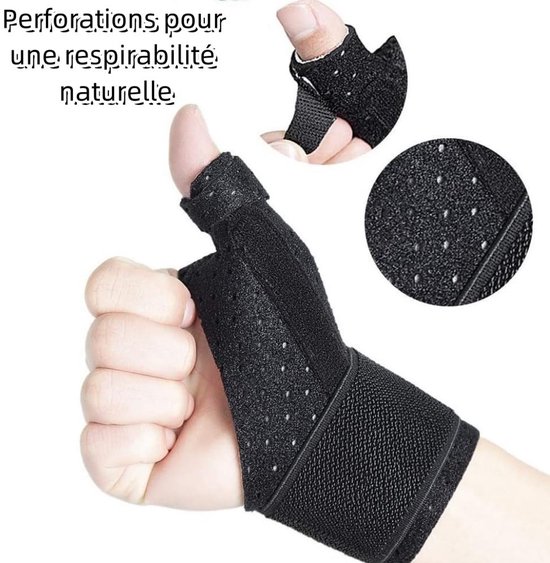 Compressie-duimspalk, duimorthese voor dames en heren, linkerhand (rechterhand) — afbeelding 4