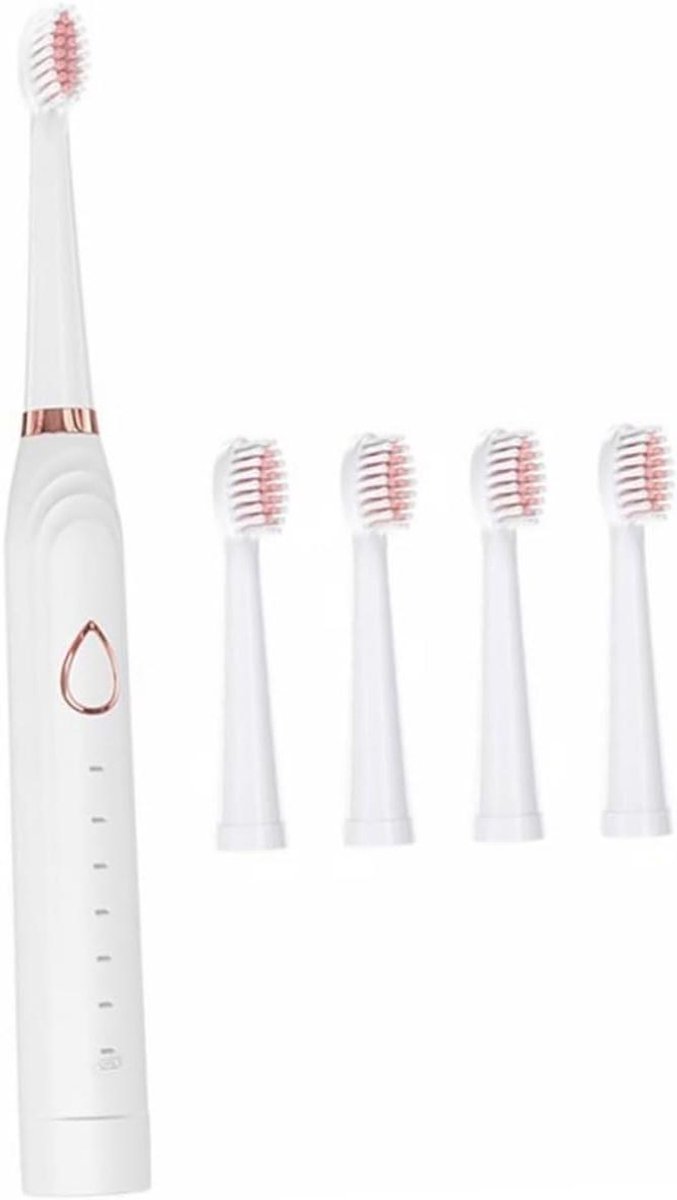 Elektrische Tandenborstel - Rechargeable Tandenborstel - Mondhygiëne Verbeteren - Lage Decibel Geluid - 23.5 x 2.5 x 2.5 cm - Wit