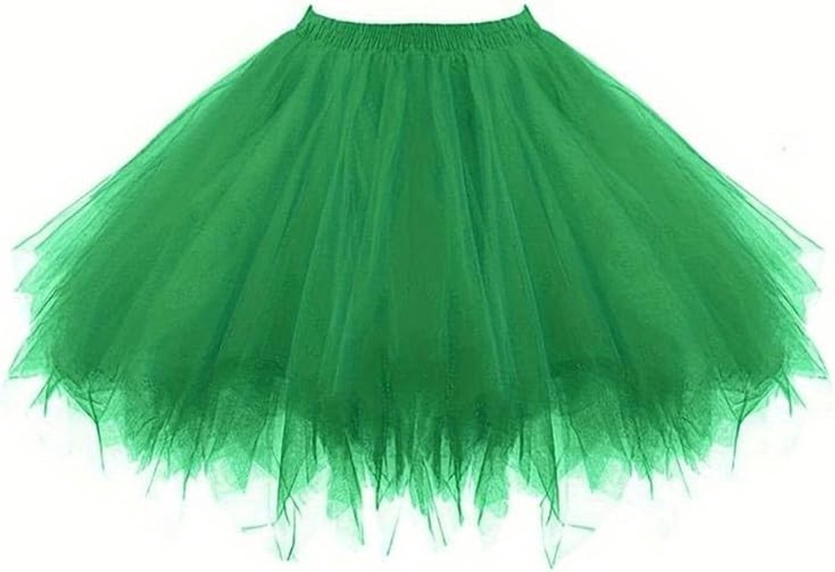 Volwassen Vrouwen 80's Tutu Rok Gelaagde Tule Petticoat Halloween Tutu