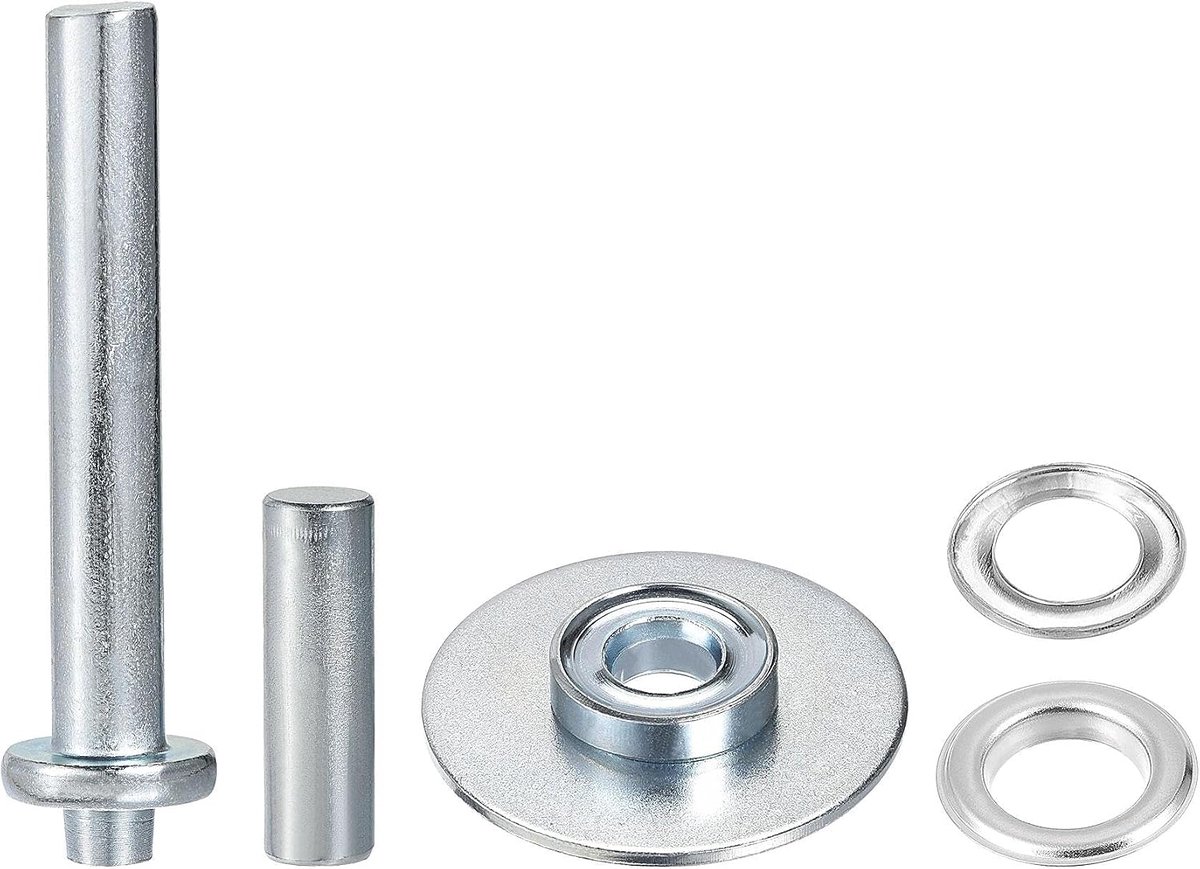 sourcing map 15 sets koperen ogen m 3 st. instelgereedschap spuitmonden gereedschapsset 12 mm binnendiameter zilvertint
