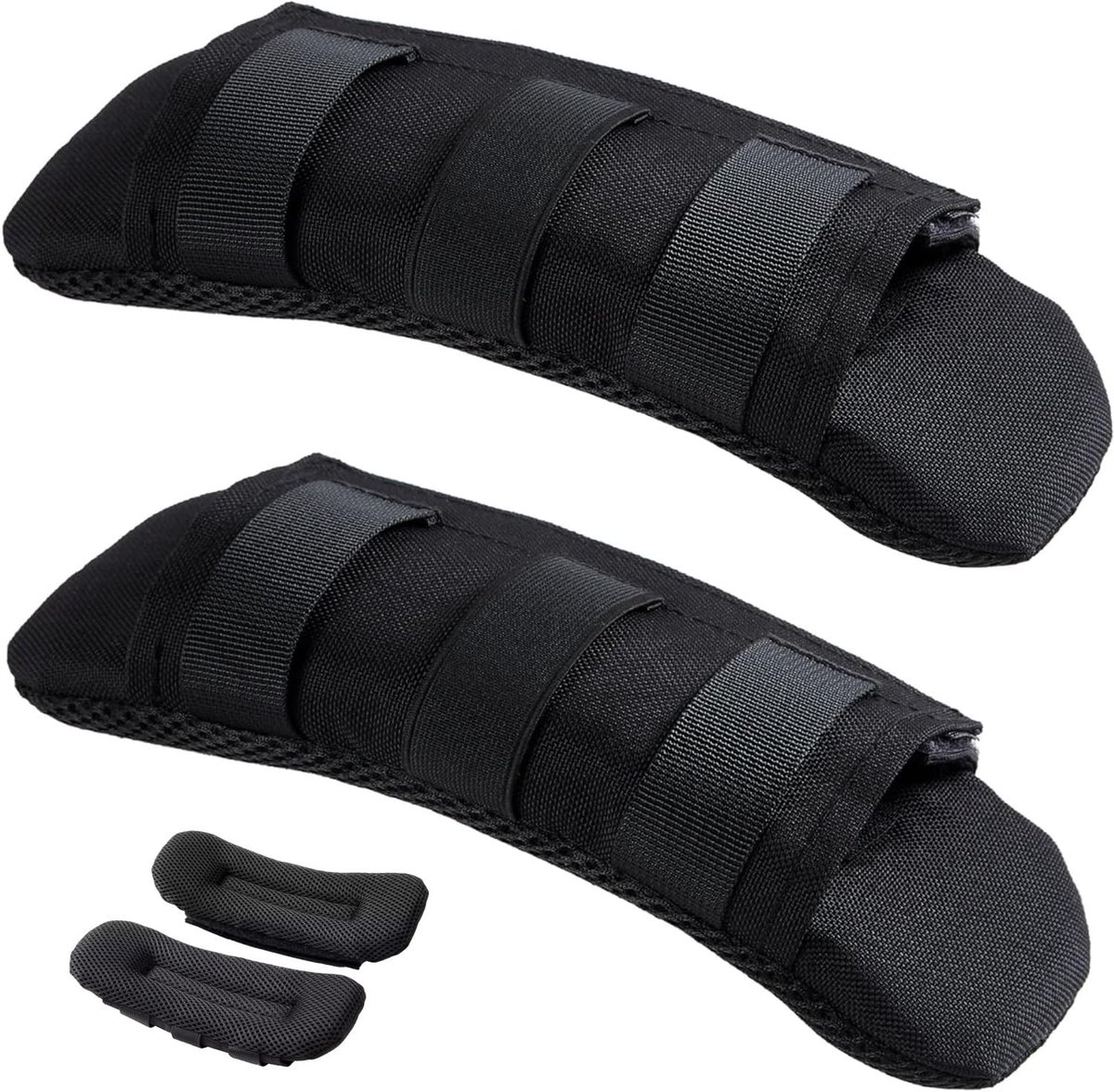 2 stuks schouderkussens rugzak tactische schouderkussens met klittenbandsluiting schouderriem bekleding voor tassen voor gewichtsvest, cameratassen, gitaartassen