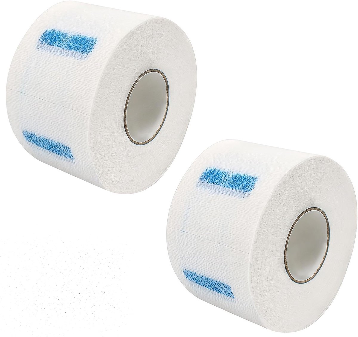 2 Rollen Wegwerp Friseurpapier Halsbandpapier Stretchy Halsbedeckung Papierhanddoek voor kappers en barbiers of voor thuisgebruik