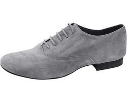 Dansschoenen Elite Flexman 240 - Nubuck Grijs - normale breedte - 3,5 cm 35 Ballroom - Made in Portugal
