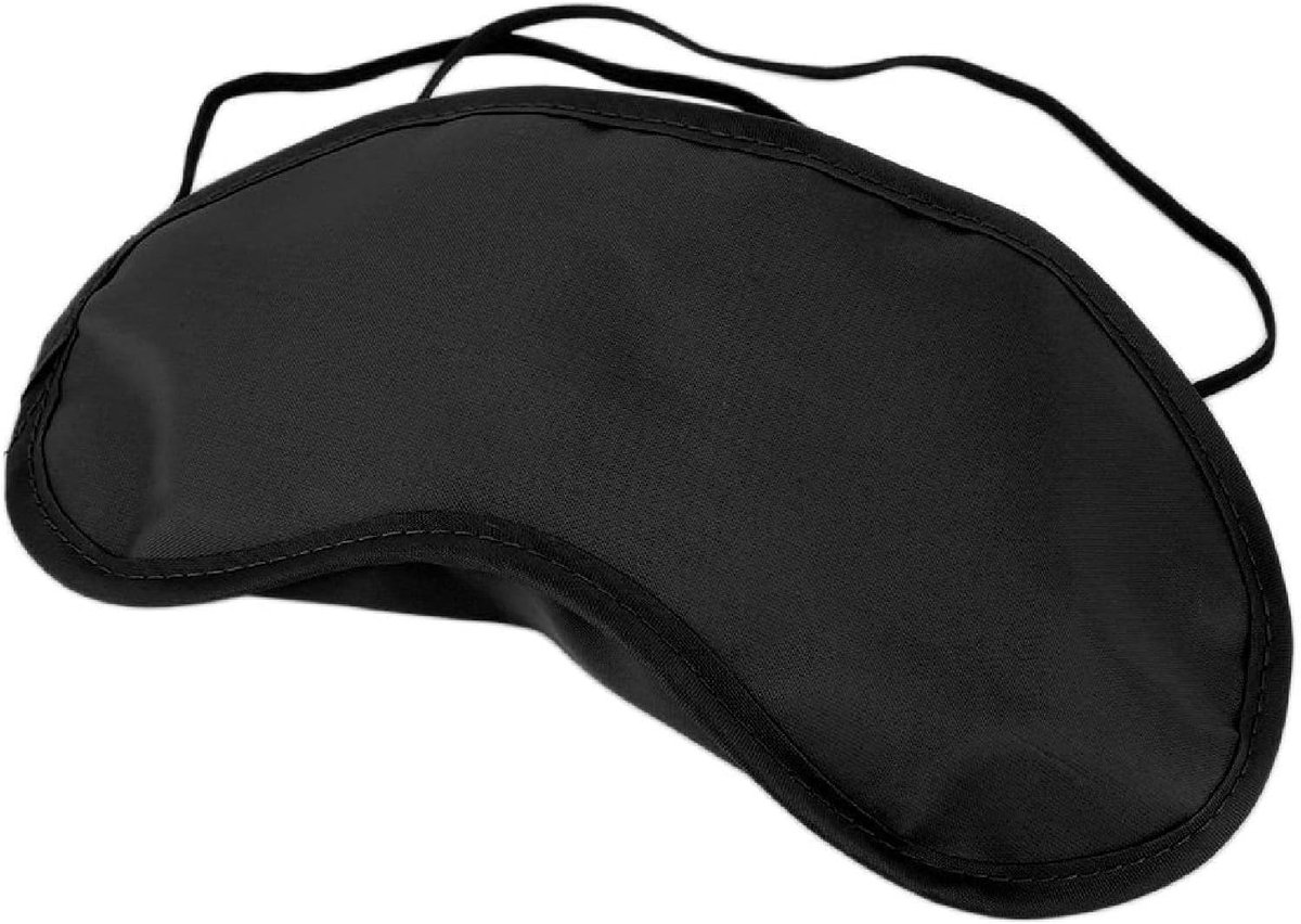 Slaapbril, reizen Carry Goggles Lunchpauze Goggles Zwart Voor Mannen en Vrouwen Slaapbril