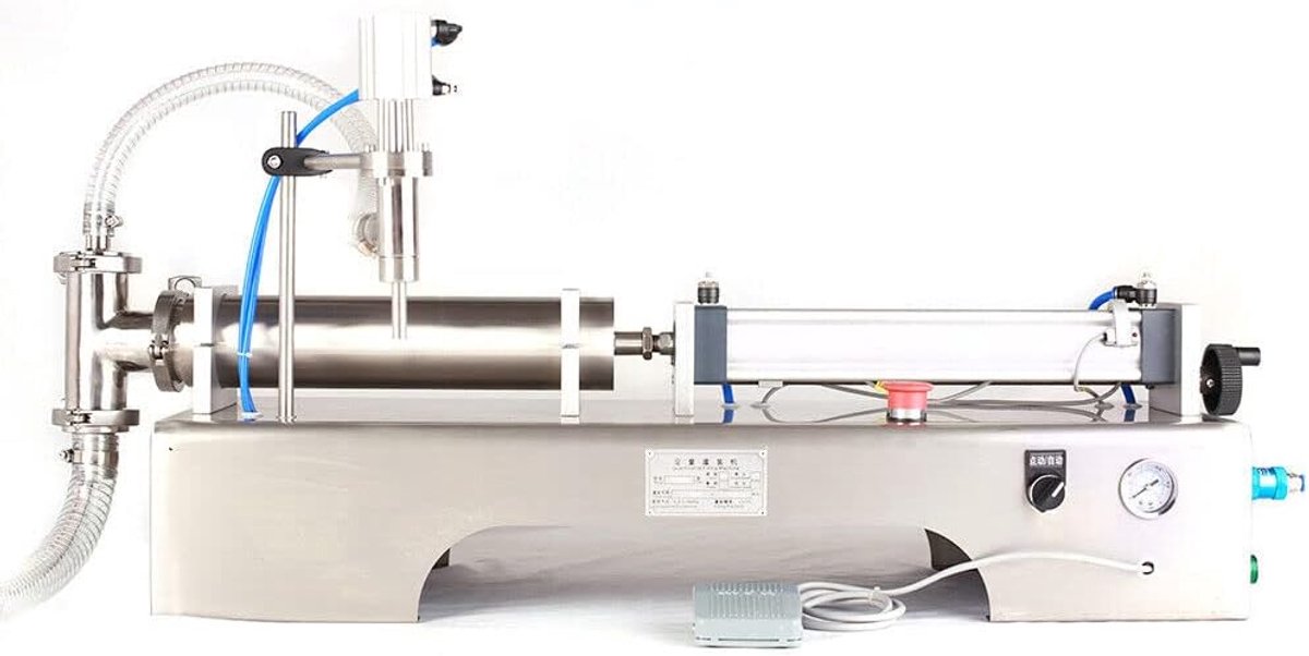 Vulmachine, 100-1000 ml vulvolume, pompvloeistofvulling, vloeistofvulmachine, vulmachine, vloeistof, 40 flessen/min, grote doorstroming en hoge nauwkeurigheid
