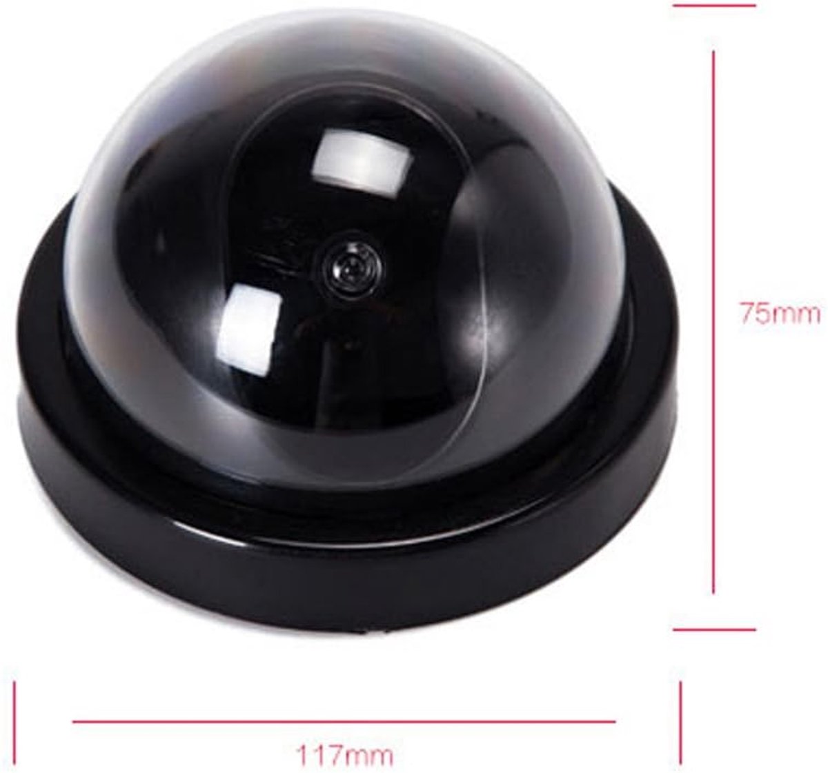 Dummy camera - met LED verlichting - weerbestendig - voor binnen en buiten gebruik - ShopVlot