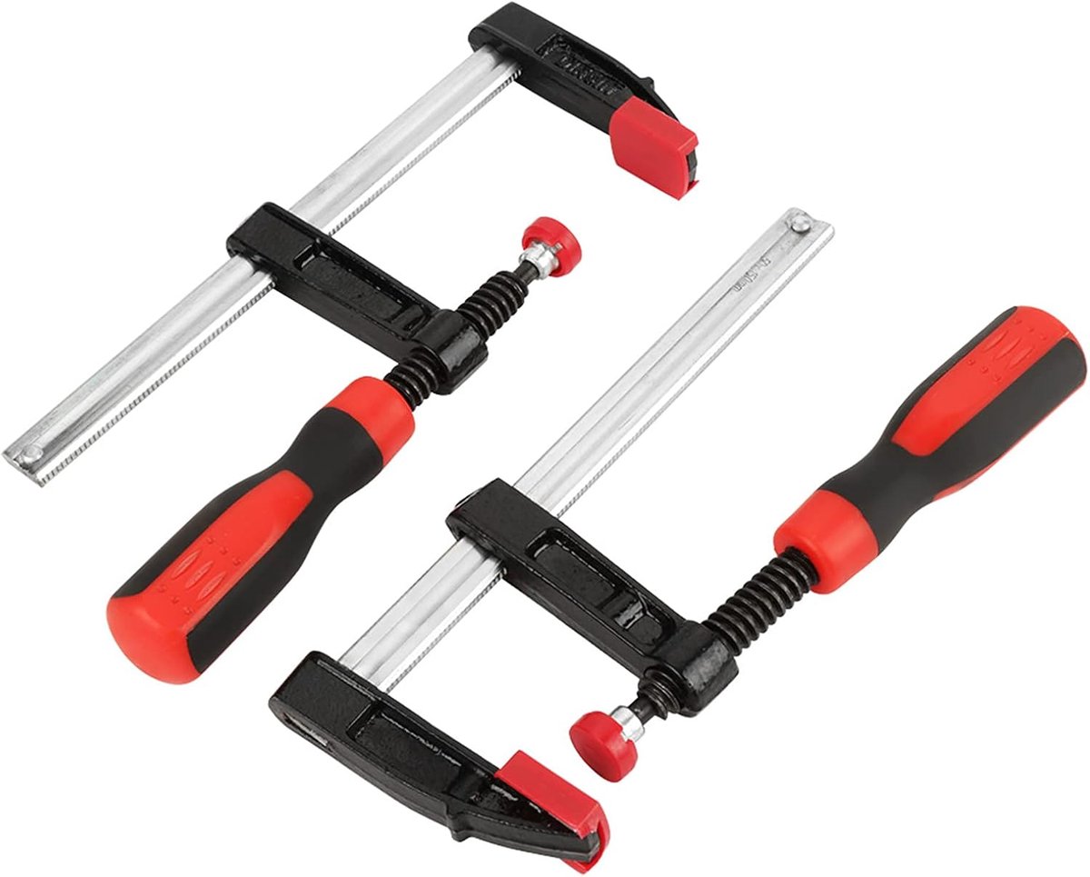 Schoenklemmen set van 2 - Gietijzer - Groot klembereik - Ideaal voor houtbewerking - ShopVlot