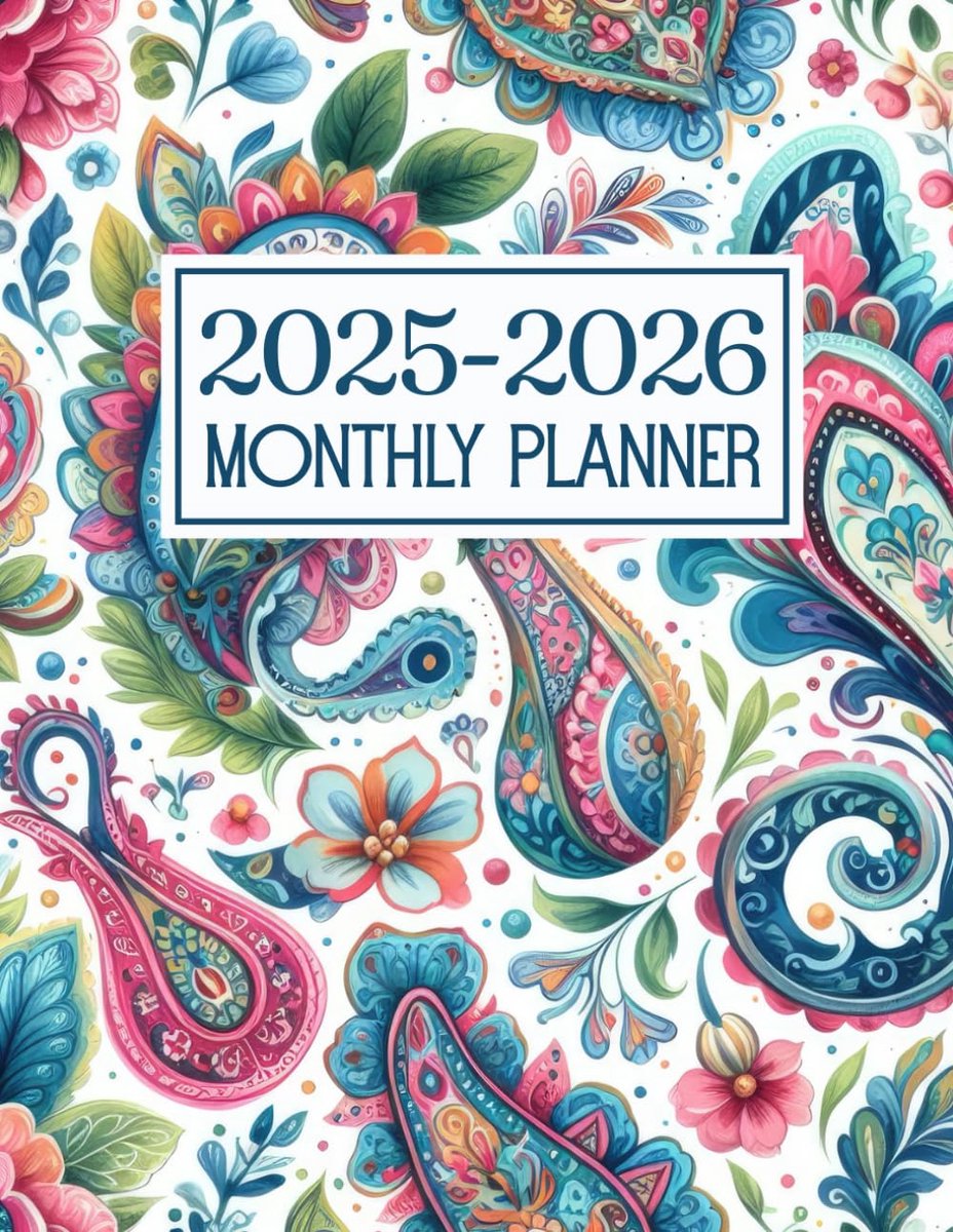 Maandplanner 2025-2026 - 2 Jaar van Jan 2025 tot Dec 2026 - Handig formaat - Perfect voor organisatie - ShopVlot