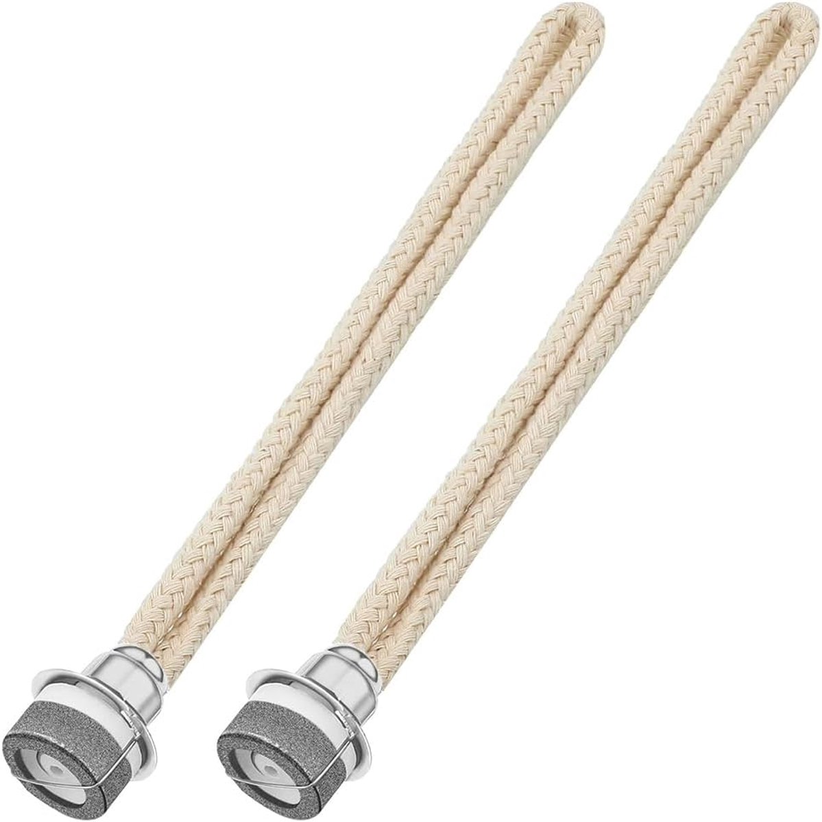 SnelShoppen - 2 Stuks Olielamp Lont Vervangingen voor Catalytische Diffuser Aromatherapie - 16 cm Lang, 18 mm Diameter - Ideaal voor Thuisdecoratie en