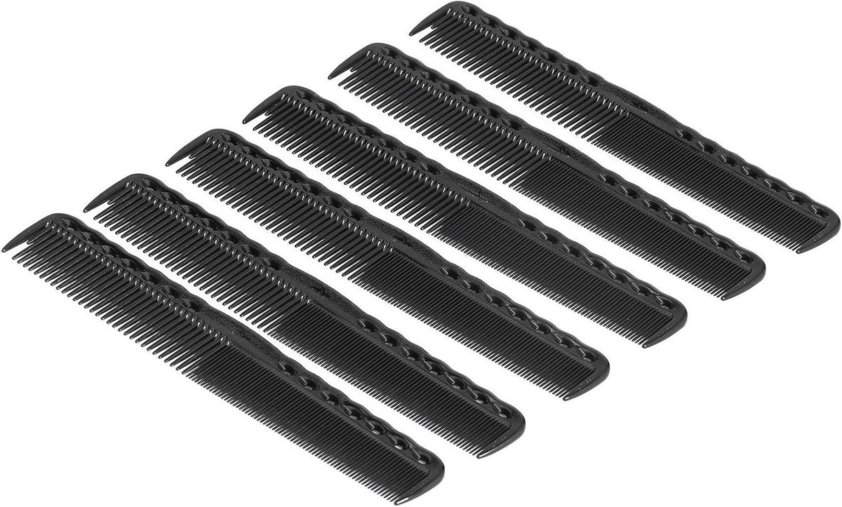 Styling Kammen - Kapperskammen Fijne Tanden - Haar Stylen - Antistatisch Hittebestendig - 185 cm - Zwart