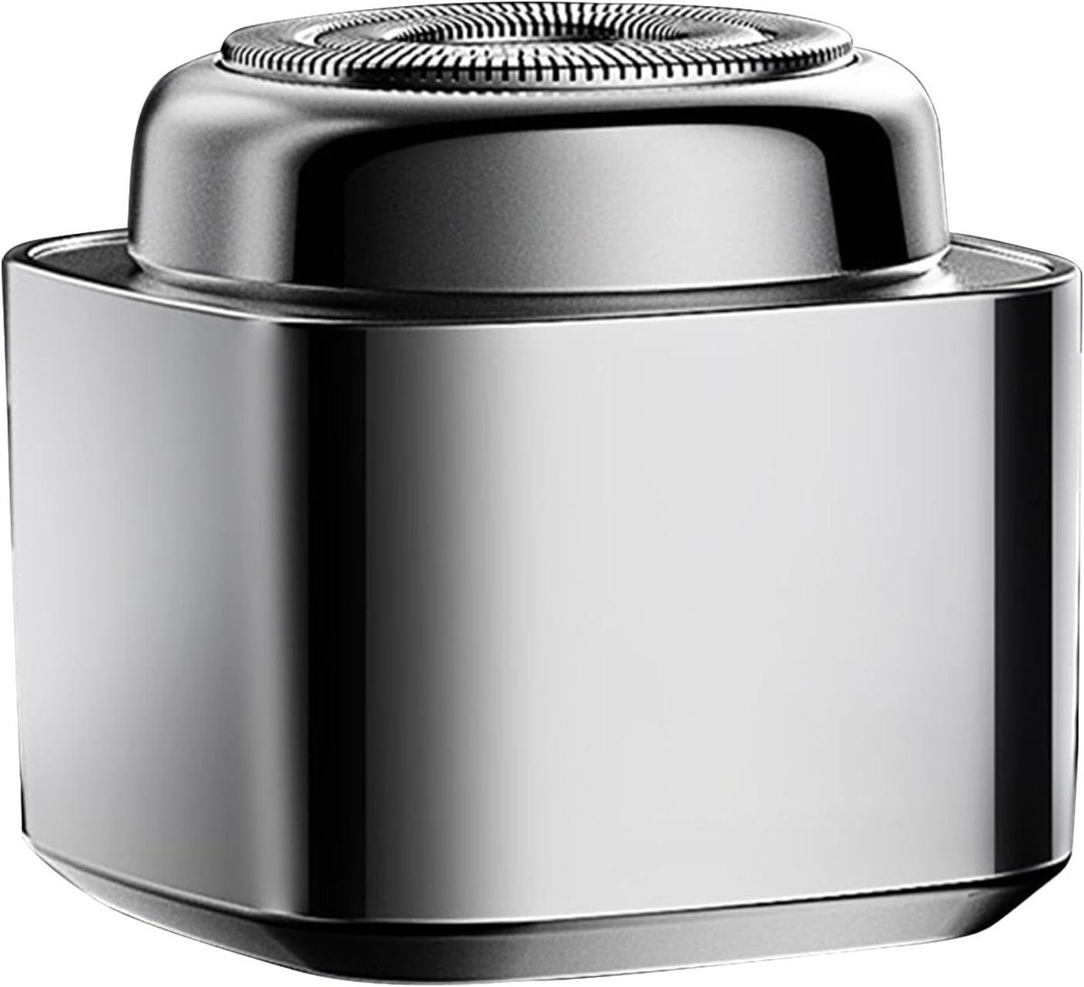 Elektrisch Scheerapparaat Mini - Reistrimmer Baardtrimmer - Snelle Verzorging - Irritatievrij Scheren - 4.5 cm - Zilver