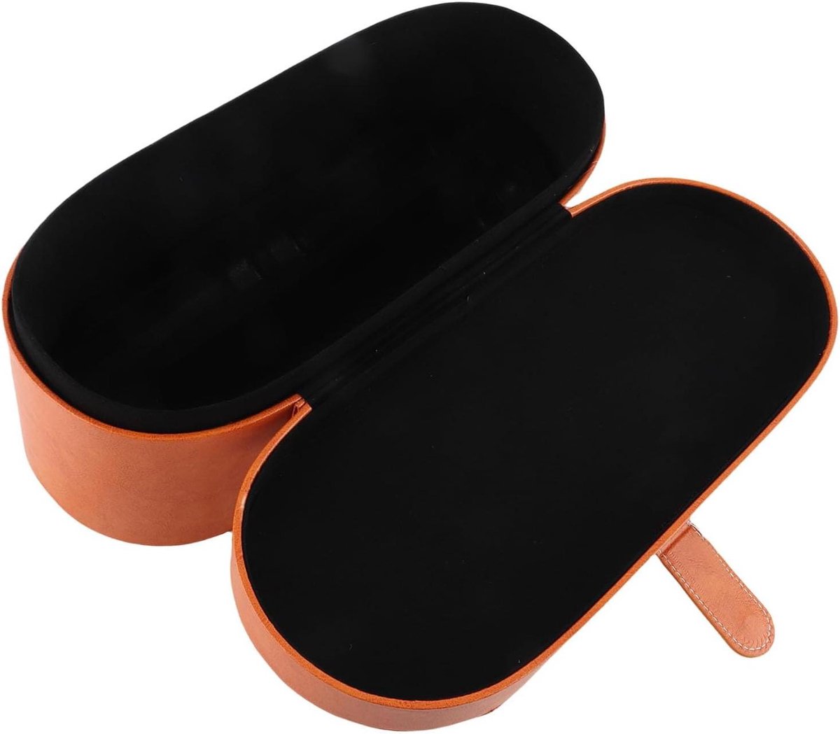 Haarstylingtool Opbergtas - Reisetui Krultang - Haartools Organiseren - Spatwaterdicht PU-leer - 335 x 14 x 13 cm - Bruin
