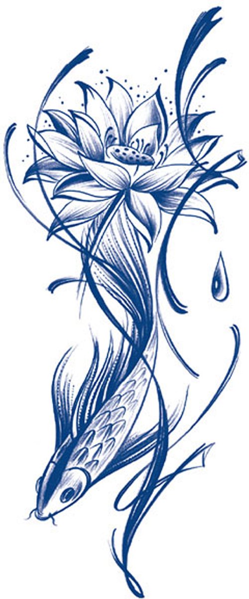 Tijdelijke tattoo Lotus Drift 2 weken