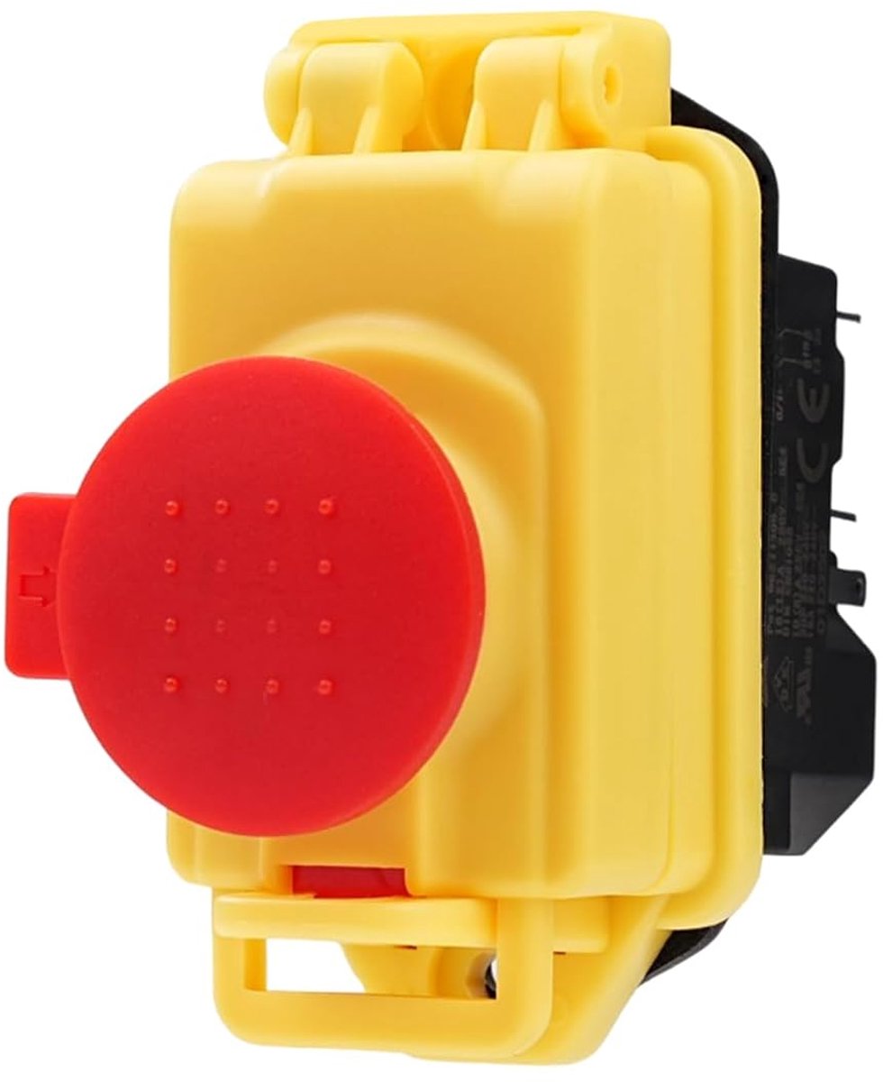 Veiligheidsschakelaar 5 PIN 250V 16A - elektromagnetisch - IP55 waterdicht - duurzame plastic behuizing - ShopVlot