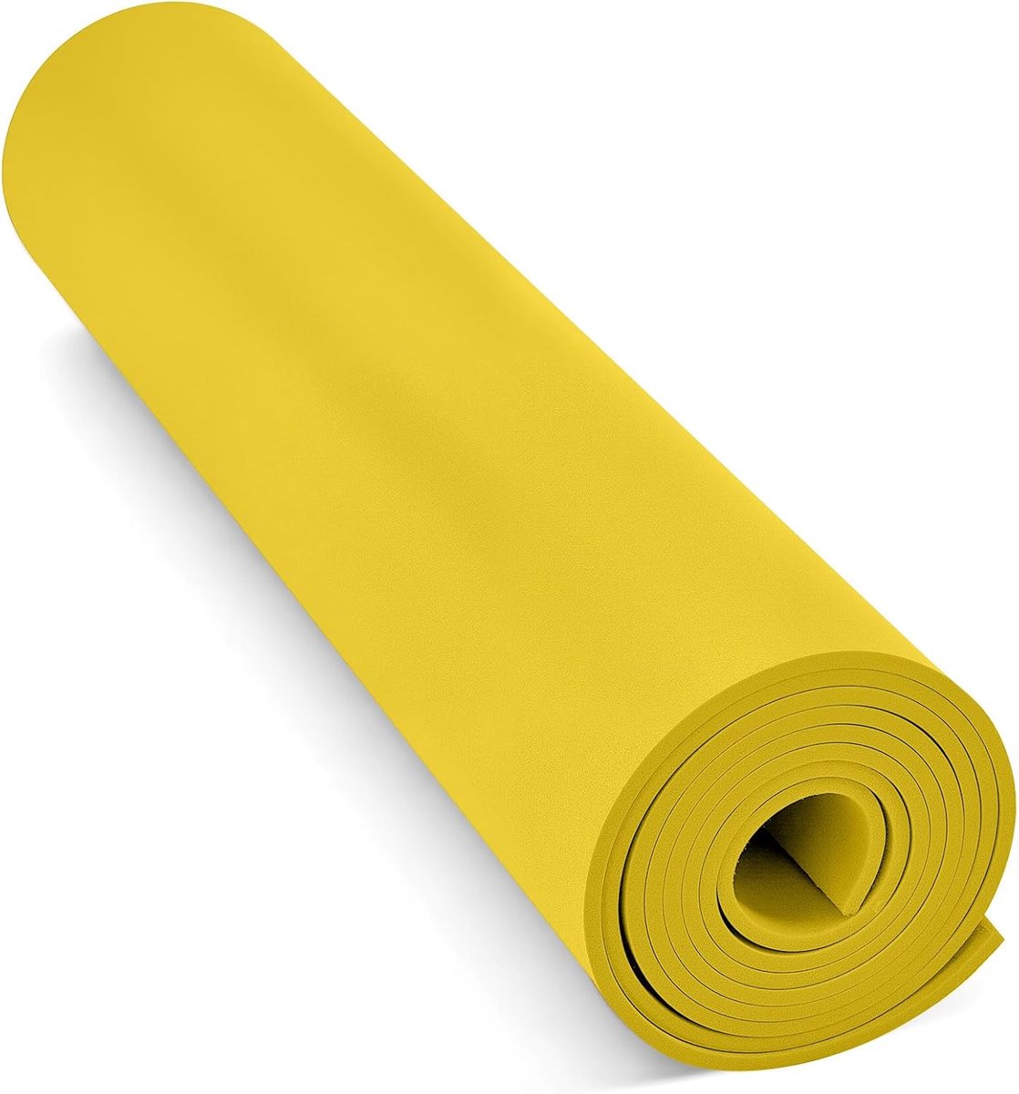 Schuim, 3 mm, 34 x 124,5 cm, met hoge dichtheid, 86 kg/m³, cosplay-schuim voor kostuum, doe-het-zelf project (3 mm geel)