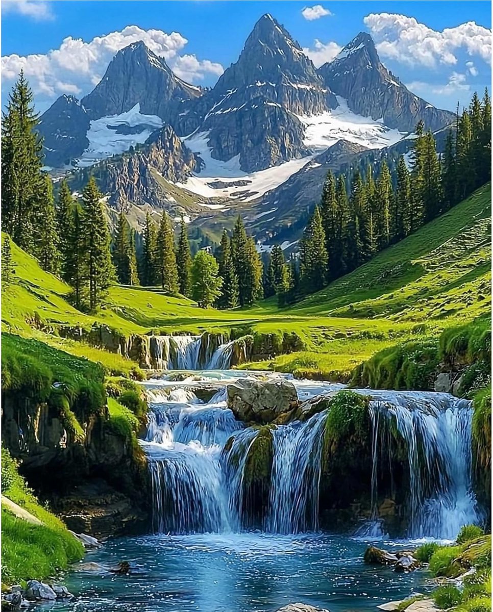 Schilderen op nummer voor volwassenen, bergen verf op nummers, doe-het-zelf handgeschilderde olieverfschilderijset, graslandschap, schilderen op nummer, canvas, acrylverf, schilderij