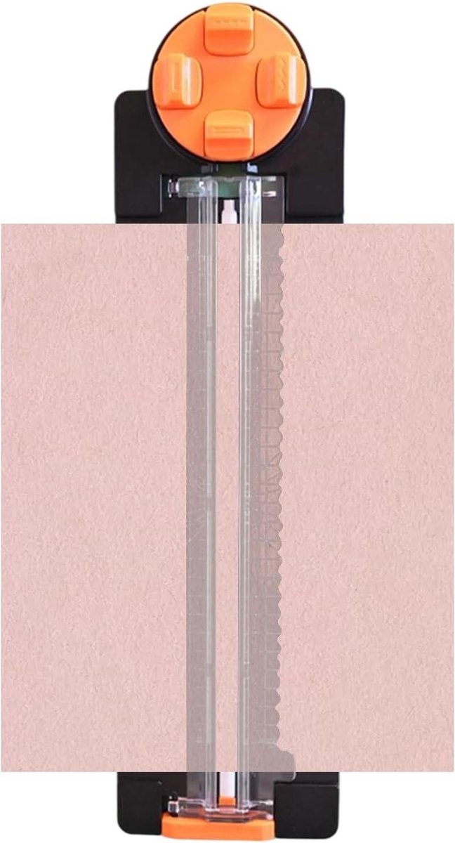 Papieren Trimmer - Snijmachine Papier - Ambachtelijke Projecten - Multifunctioneel Roterend - 44 cm - Zwart