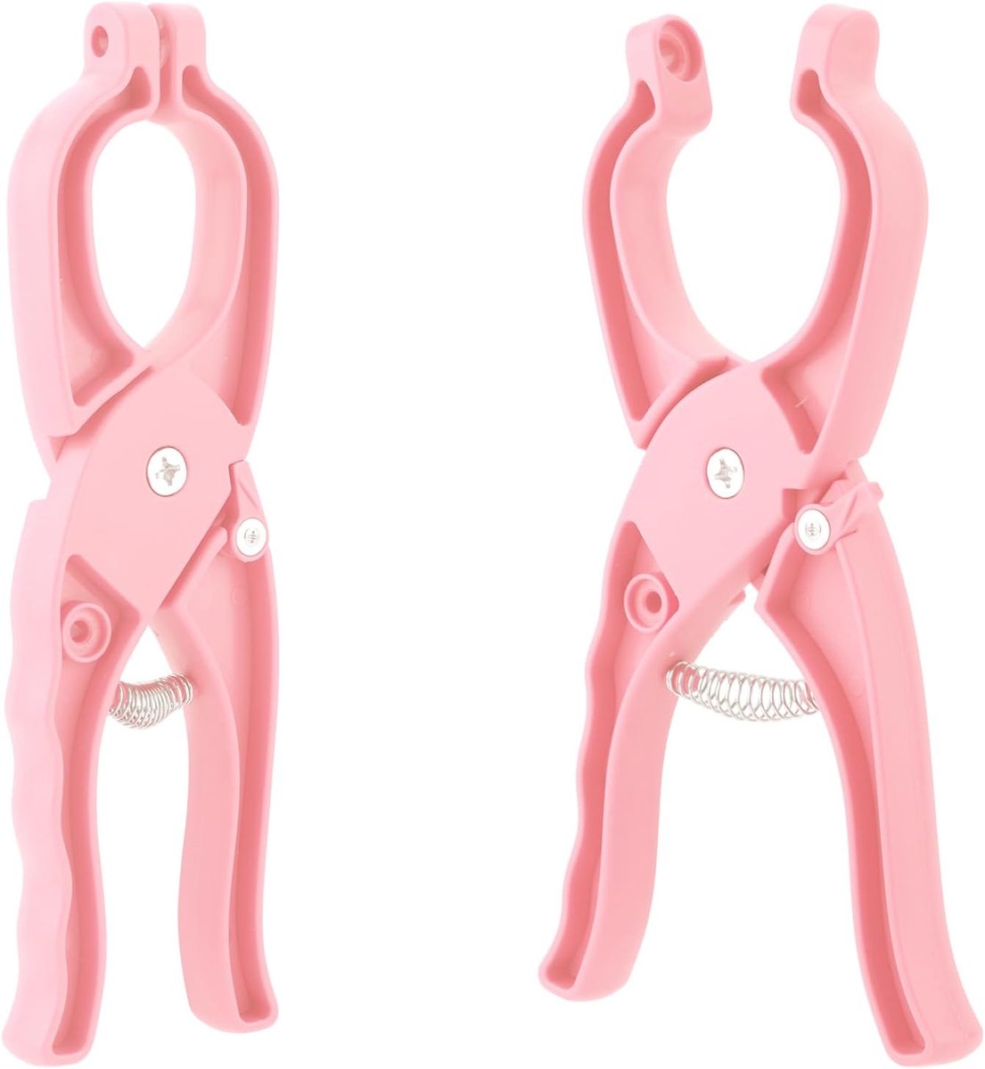 Veiligheidsoogklemgereedschap Veiligheidsoogtang voor Amigurumi voor Gevulde Dierenogen van 5-30mm Benodigdheden voor het Maken van Poppen (Roze)