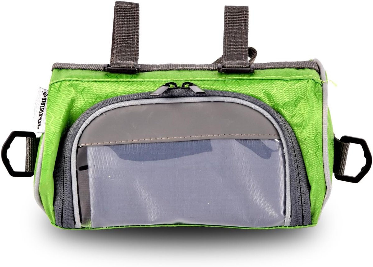 Fiets stuur tas Groen - Waterdicht - Multifunctioneel - Geschikt voor smartphone - SnelShoppen