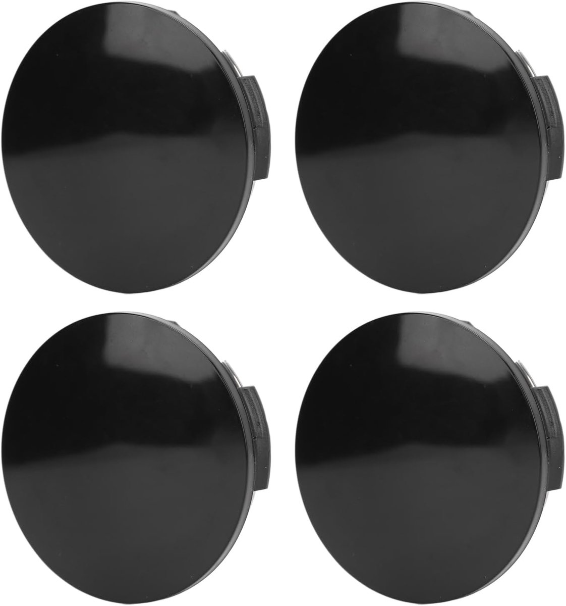 4 stuks wielnaafdoppen, 57 mm OD 50 mm ID, universele kunststof velgnaafdop voor voertuigen, klik-in naafdoppen voor auto SUV
