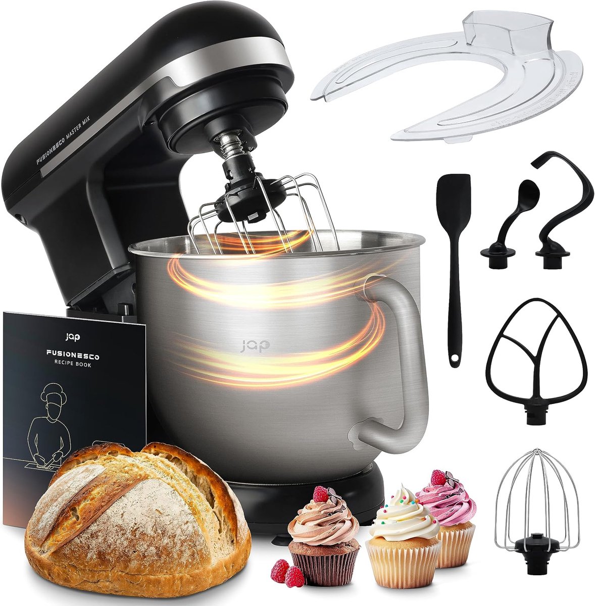 Foodprocessor 5.7L - Aluminium - 6 snelheden - Voor eenvoudig mixen - SnelShoppen