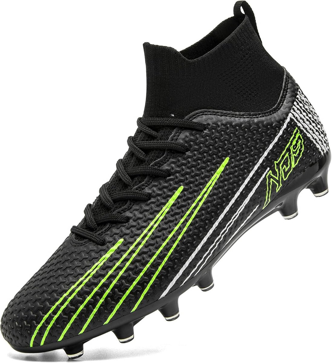 Voetbalschoenen voor heren en dames - hoge top - noppen voor gras en kunstgras - ideaal voor training - SnelShoppen