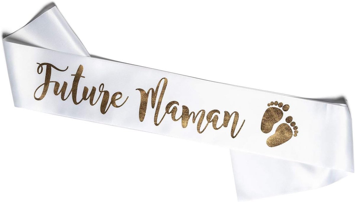 Sash Future Maman - One Size - Voor Baby Shower - Comfortabel en stijlvol - SnelShoppen