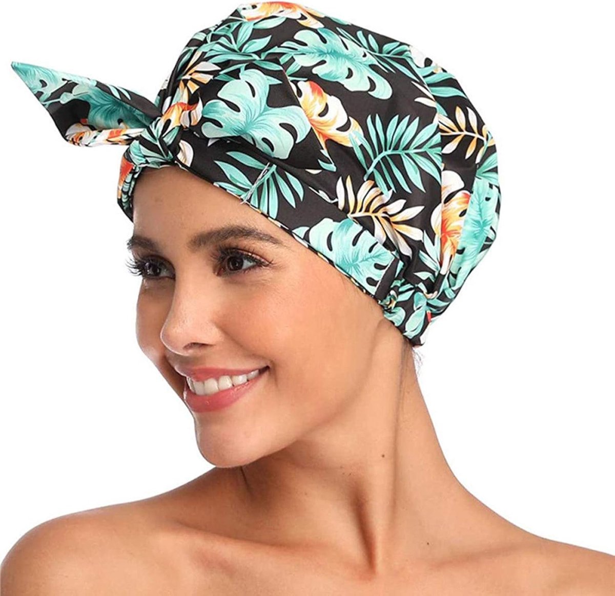 Douchekap Waterproof - Multicolour EVA Materiaal - Verstelbaar - Houdt je haar droog tijdens het douchen - SnelShoppen