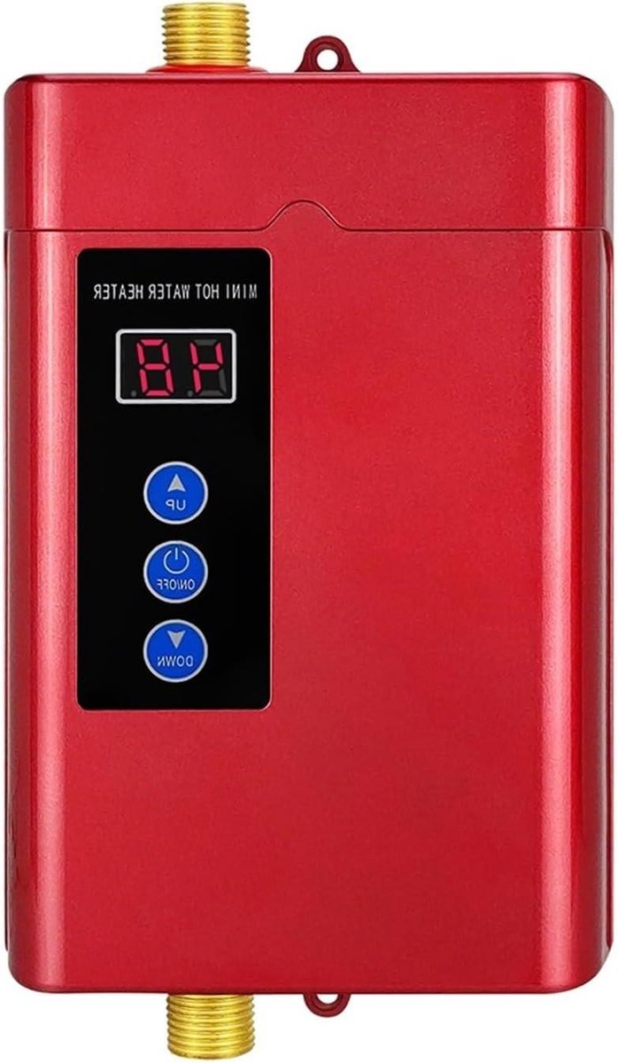 Elektrische Boiler - Directe Verwarmer - Warm Water - Directe Verwarming - 4000 W - Rosso