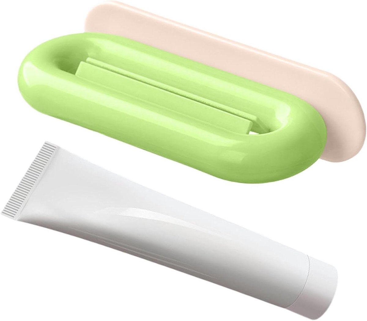 Tandpastapers - Tube Knijper - Tandpasta Doseren - Wandmontage - 95L x 4B x 25H cm - Groen