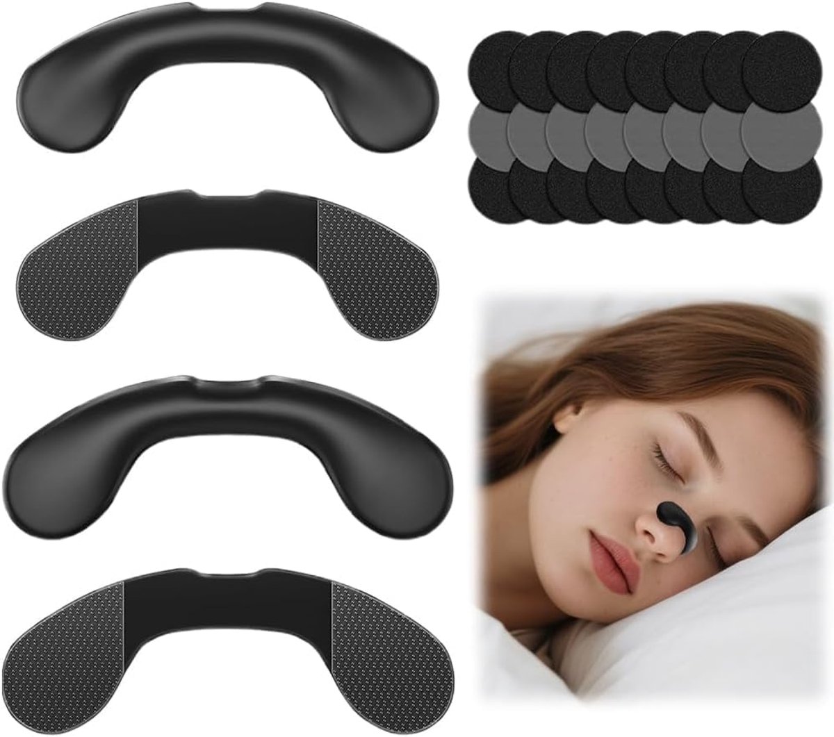 30 Dagen Magnetische Neusstrips – Magnetische Neusspreider – Herbruikbare Neusdilatator – Magnetische Neussteun voor Slaap en Sport