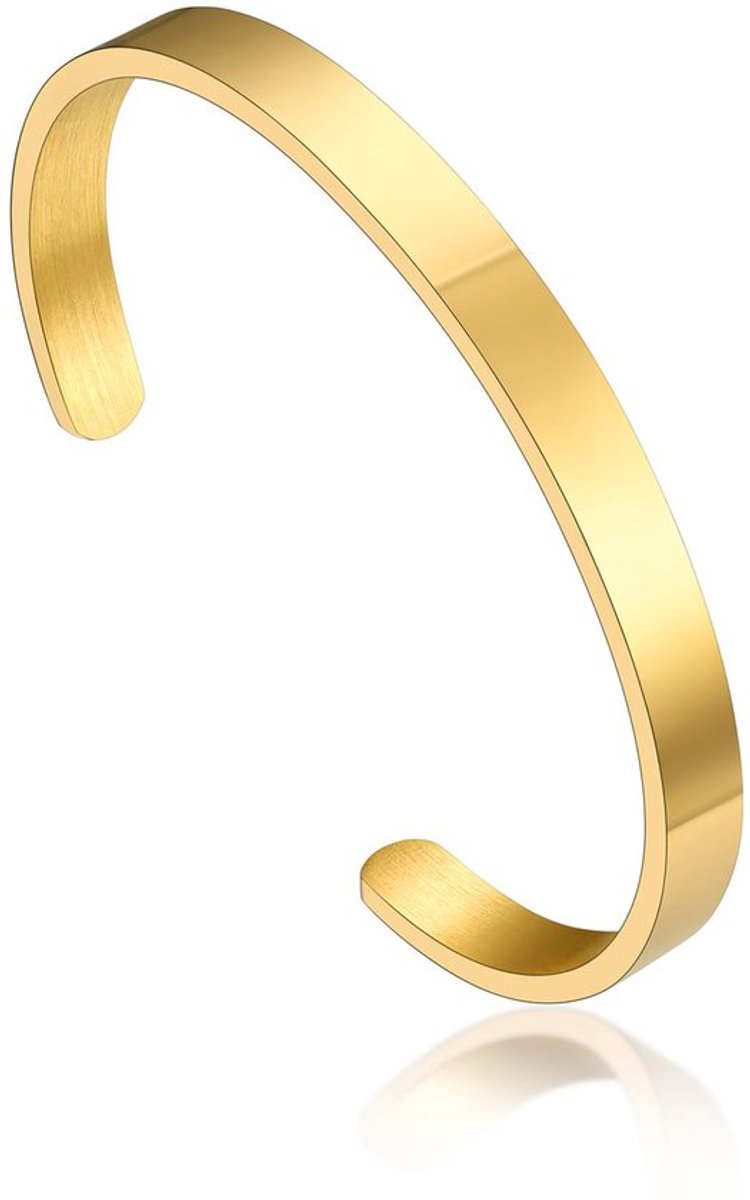 Vriendschapsarmband voor mannen goud roestvrij staal charm armband dames open armband cuff armband clip armband sieraden accessoires, roestvrij staal