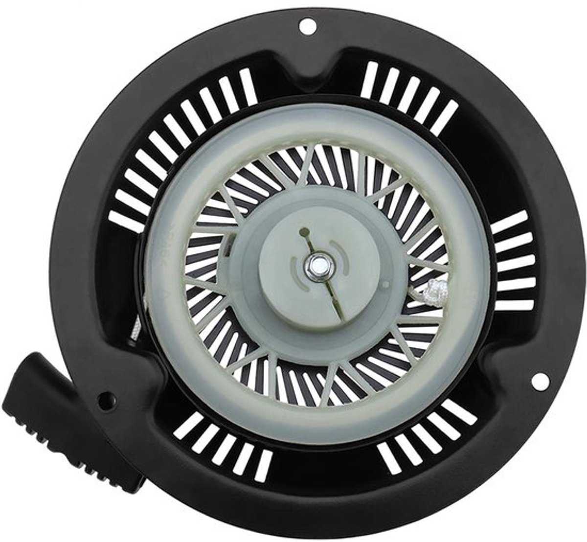 Vervangende trekstarter voor grasmaaier 340102501216 340104801216 Compatibel met Hecht 548SW 548 SX 548 SWE 5484SW 5484 SX Coil Pull Starter Metaal