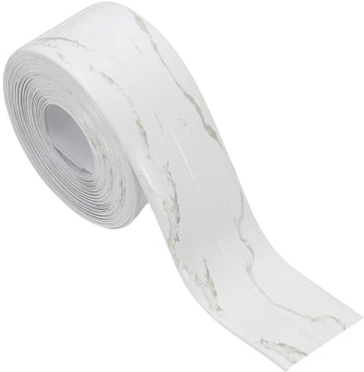 PVC Toilet Sealing Strip - Marmerpatroon - Zelfklevende Tape 3.8cm x 5m