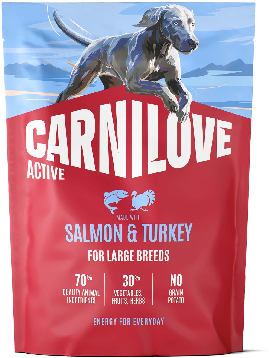 Carnilove 1,5 kg Carnilove active adult large breed salmon / turkey hondenvoer