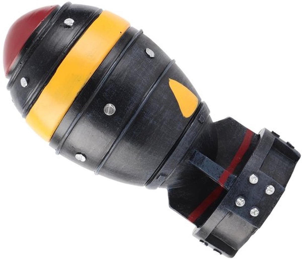 Opslagdoos voor bommen - Handgemaakt model - Retro 14.2cm Hoog - Unieke Resin Decoratie