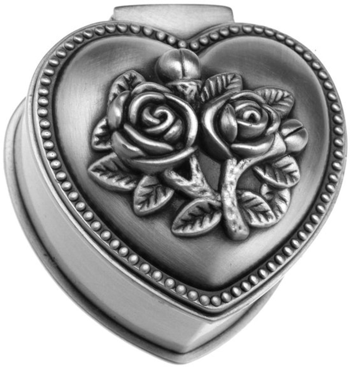 Antieke stijl hart vorm sieraden Ring oorbellen Snuisterij Mini Opbergkoffer