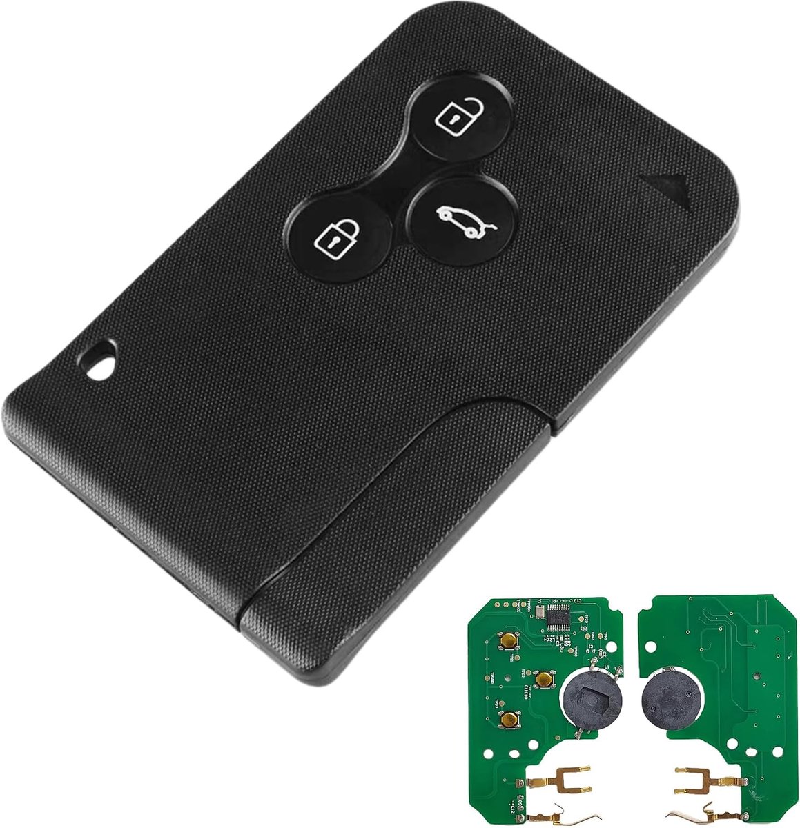 Autosleutel vervangingshoes - 3 knoppen - ABS materiaal - Geschikt voor Renault Megane, Scenic, Clio - ShopVlot