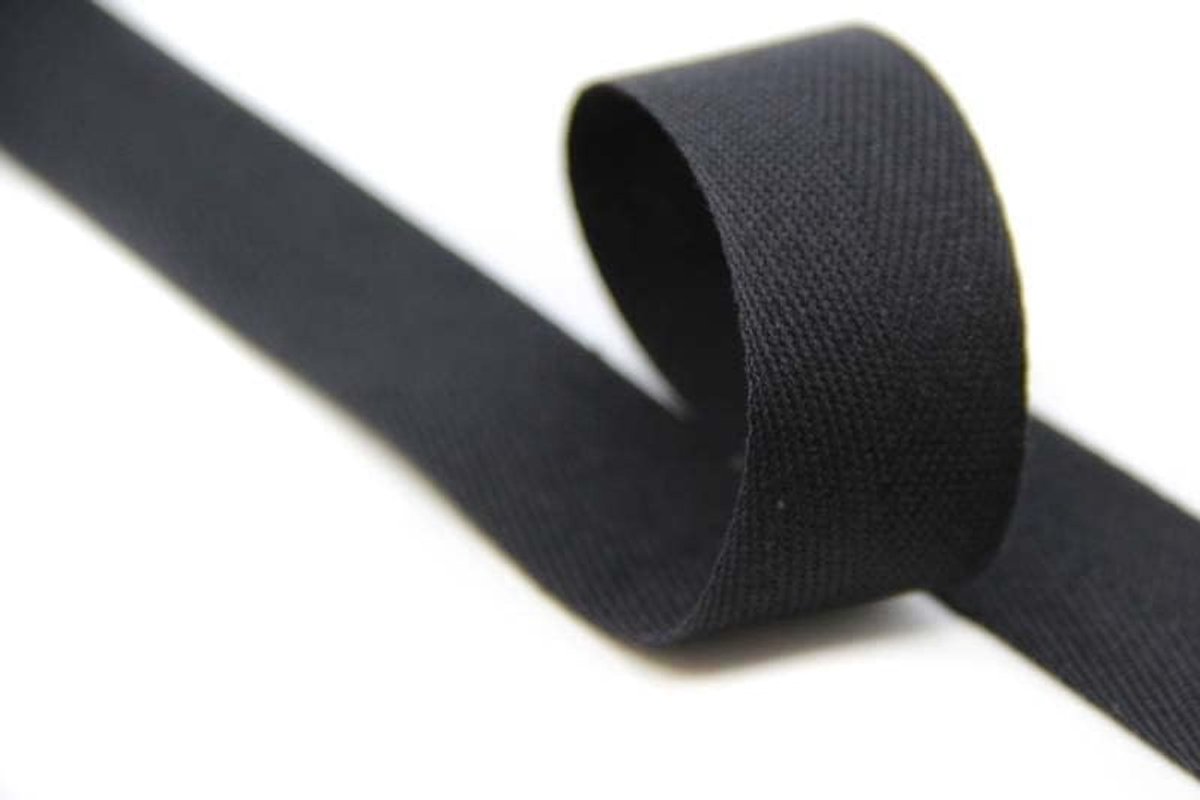 Twill tape 40 mm - 5 m katoen/polyester - herringbone patroon - ideaal voor naaiprojecten - ShopVlot