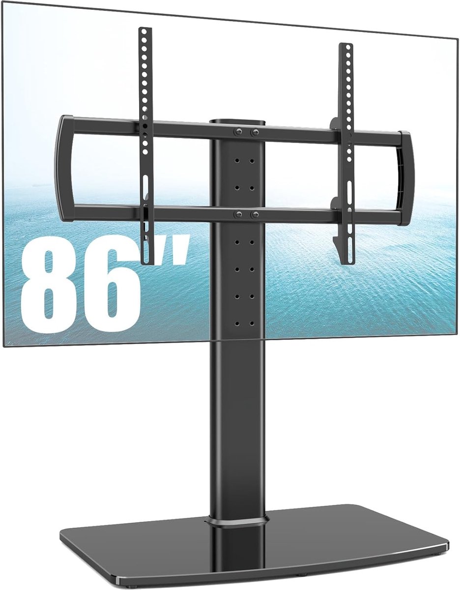 TV Stand 40-86 inch - Universele tafelstandaard - Hoogte instelbaar - Veilig en stabiel - ShopVlot