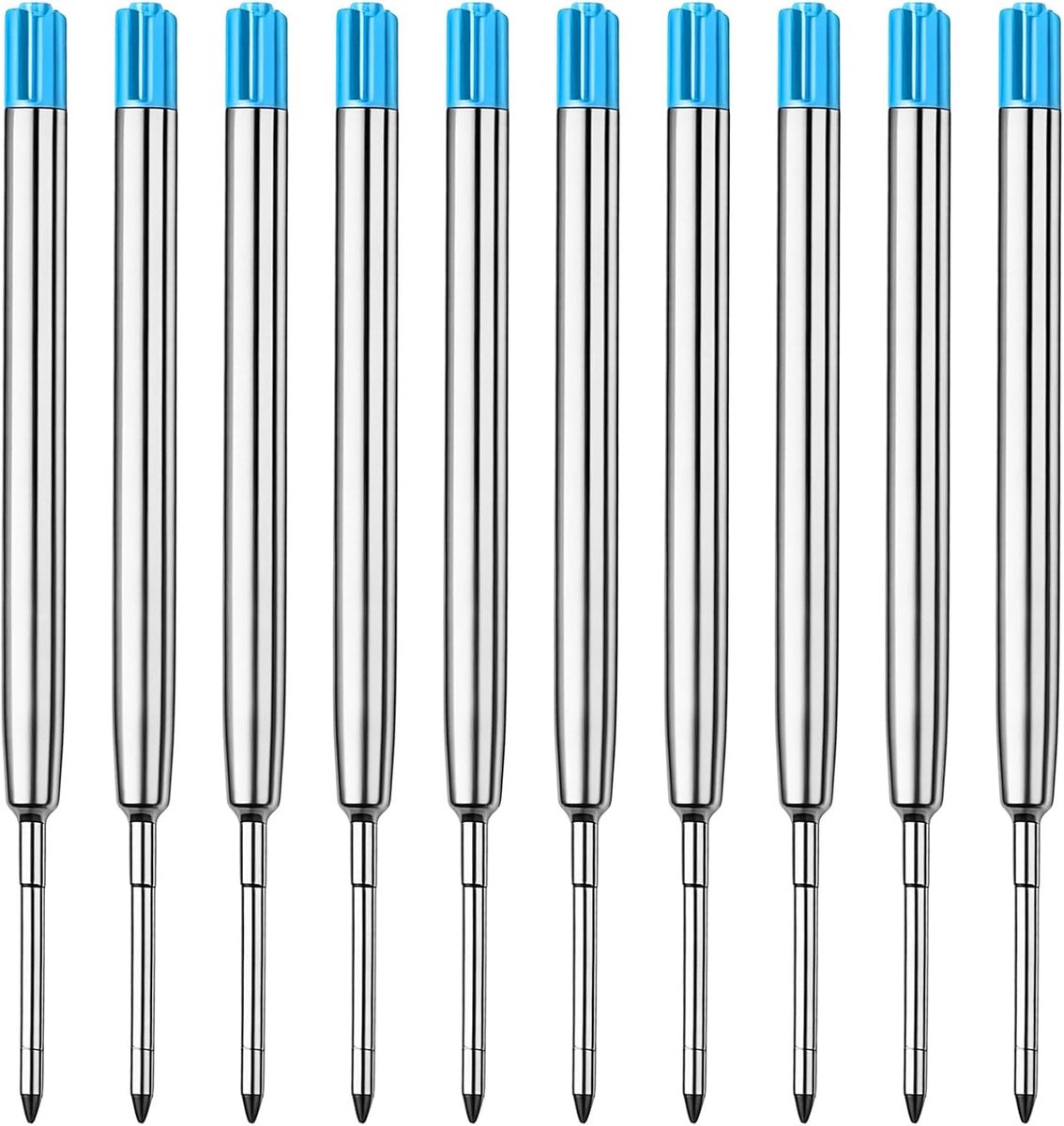 Balpenvullingen 1,0 mm - G2-formaat - metaal - verwisselbaar voor kantoor - ShopVlot