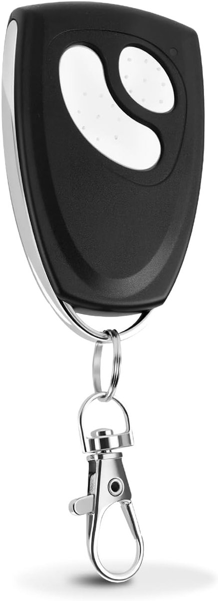 Handzender met sleutelhanger - 4 knoppen - compatibel met RolloPort S1 S2 SX5 - ideaal als extra zender - ShopVlot