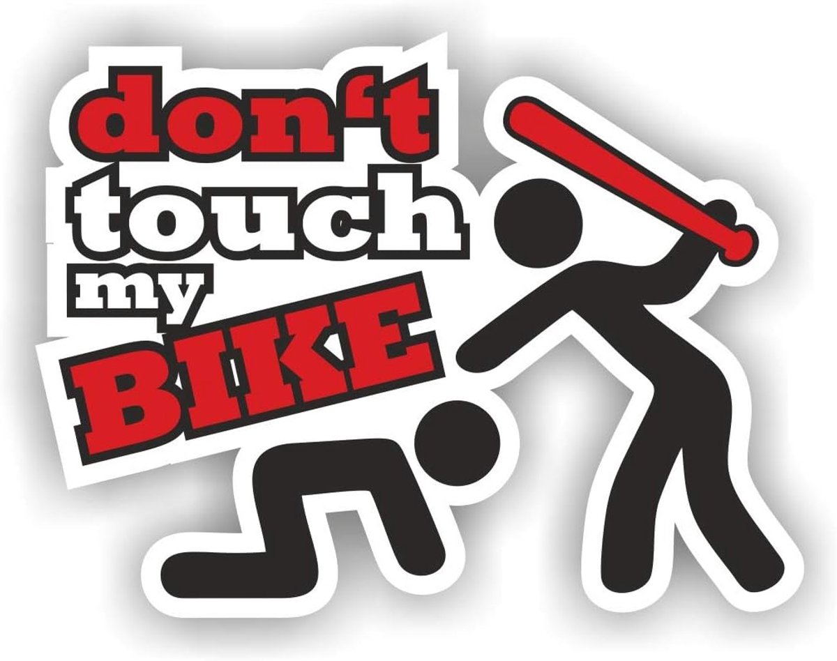 Auto sticker 12 x 9 cm - hoogwaardige PVC foliesticker - grappige teksten - snel aanbrengen - ShopVlot