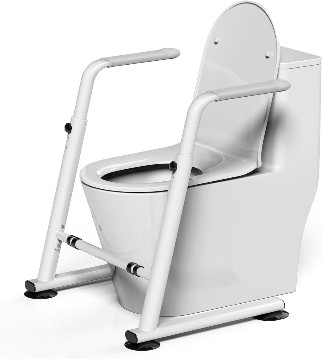 Toiletsteun verstelbare hoogte - robuust ontwerp - maximaal 180 kg - veilig gebruik voor ouderen - ShopVlot