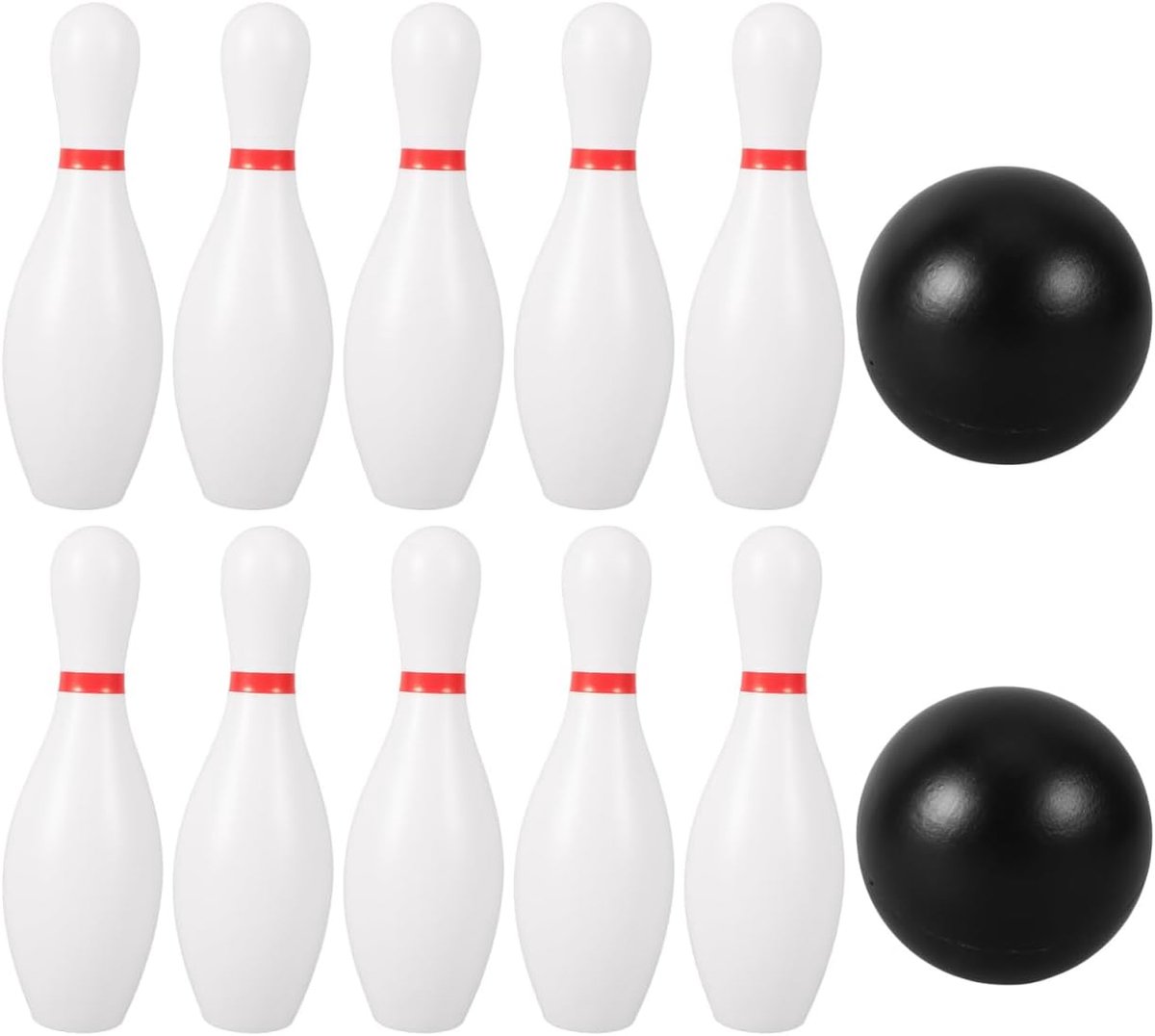 Mini bowling set voor kinderen - 15 cm hoge plastic kegels - veilig en lichtgewicht - ideaal voor speelplezier - ShopVlot