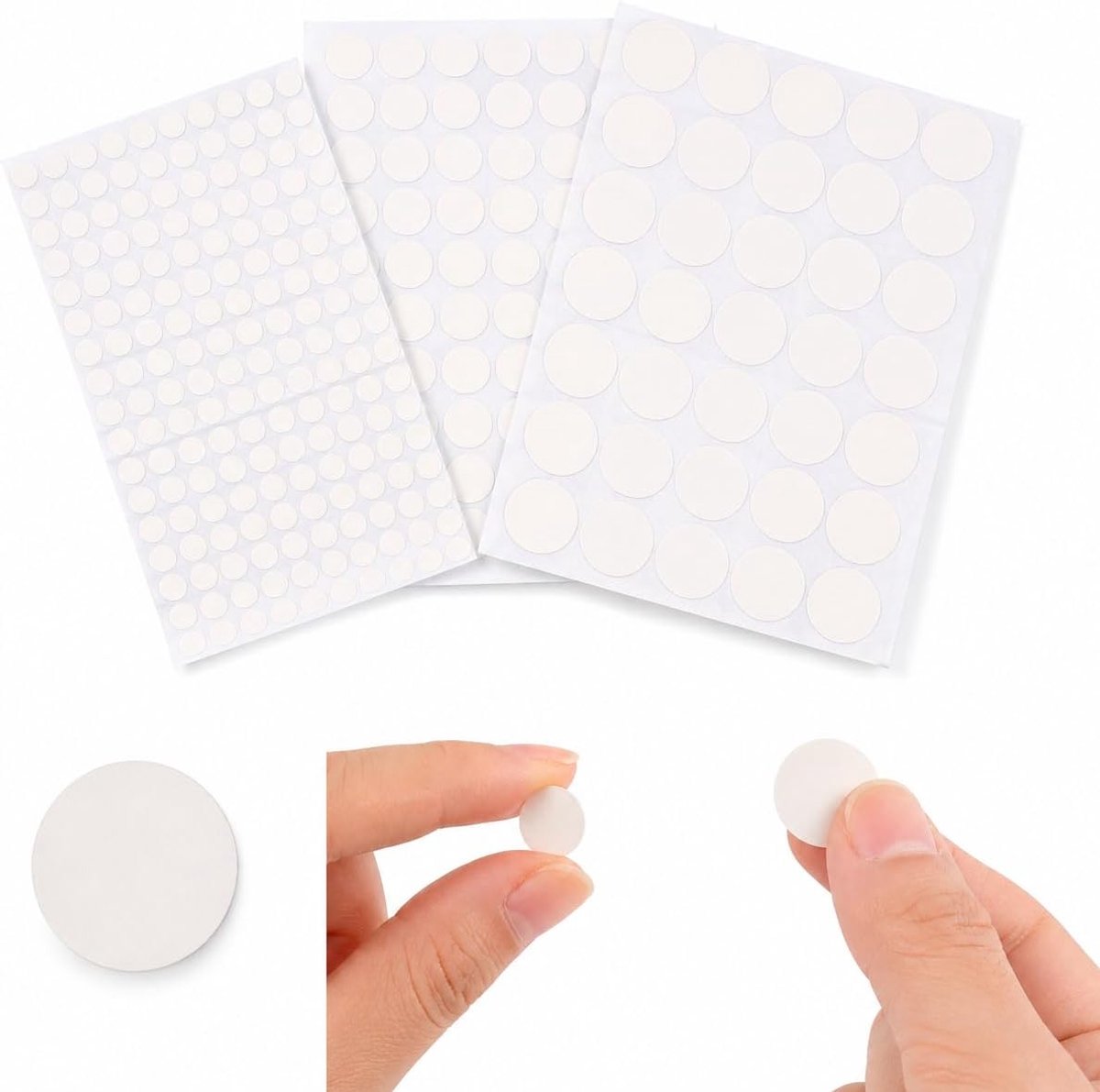 Schroefafdekkingen 290 stuks - 12 mm/15 mm/21 mm - zelfklevend PVC - voor meubels en kasten - ShopVlot