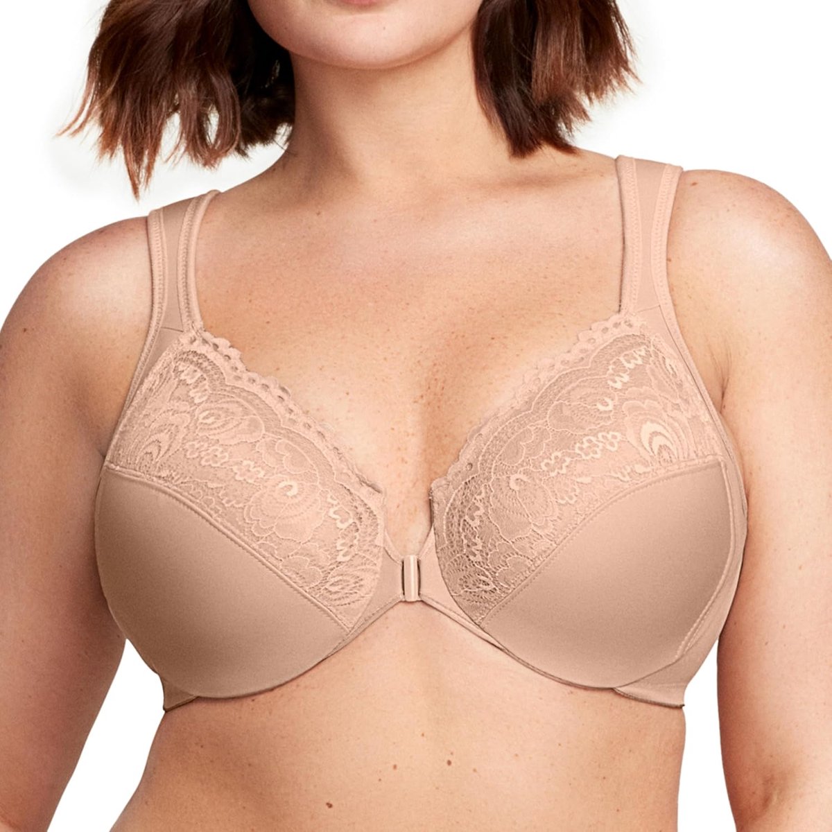 Vrouwen Full Figure Wonderwire Front Close BH #1245