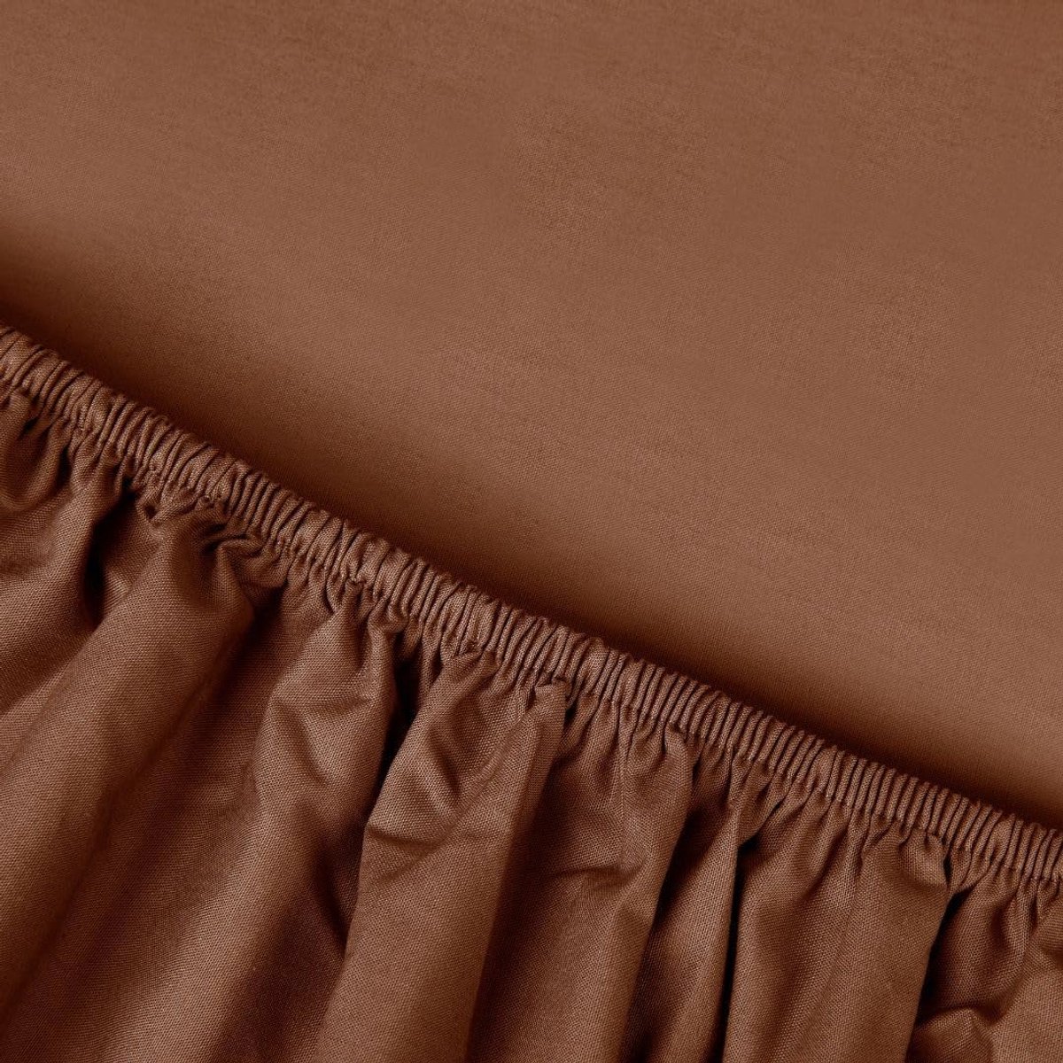 Fitted sheet 160x200-210 cm - biologisch katoen - antraciet - duurzaam en stijlvol - SnelShoppen